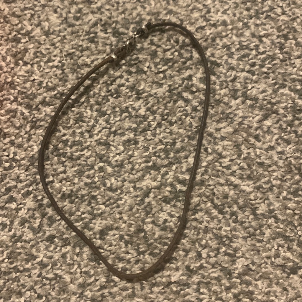 James Avery Leather Necklace Chocker 125$